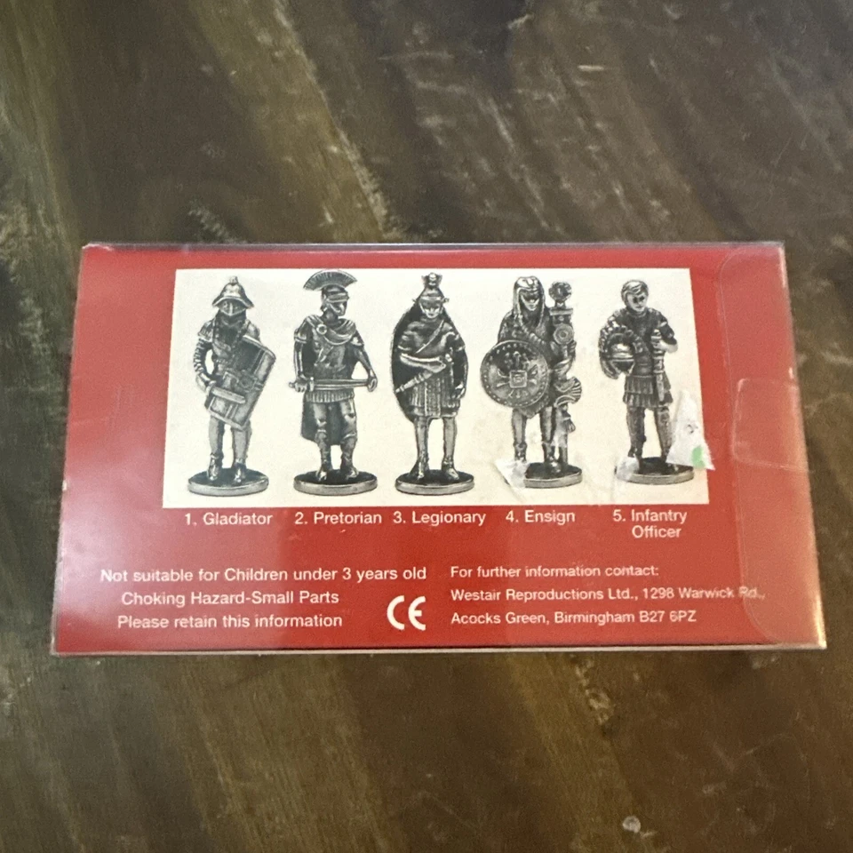 Paquete de figuras militares romanas de metal fundido a presión West Air MCMLXXII de colección Foto 4 de 4