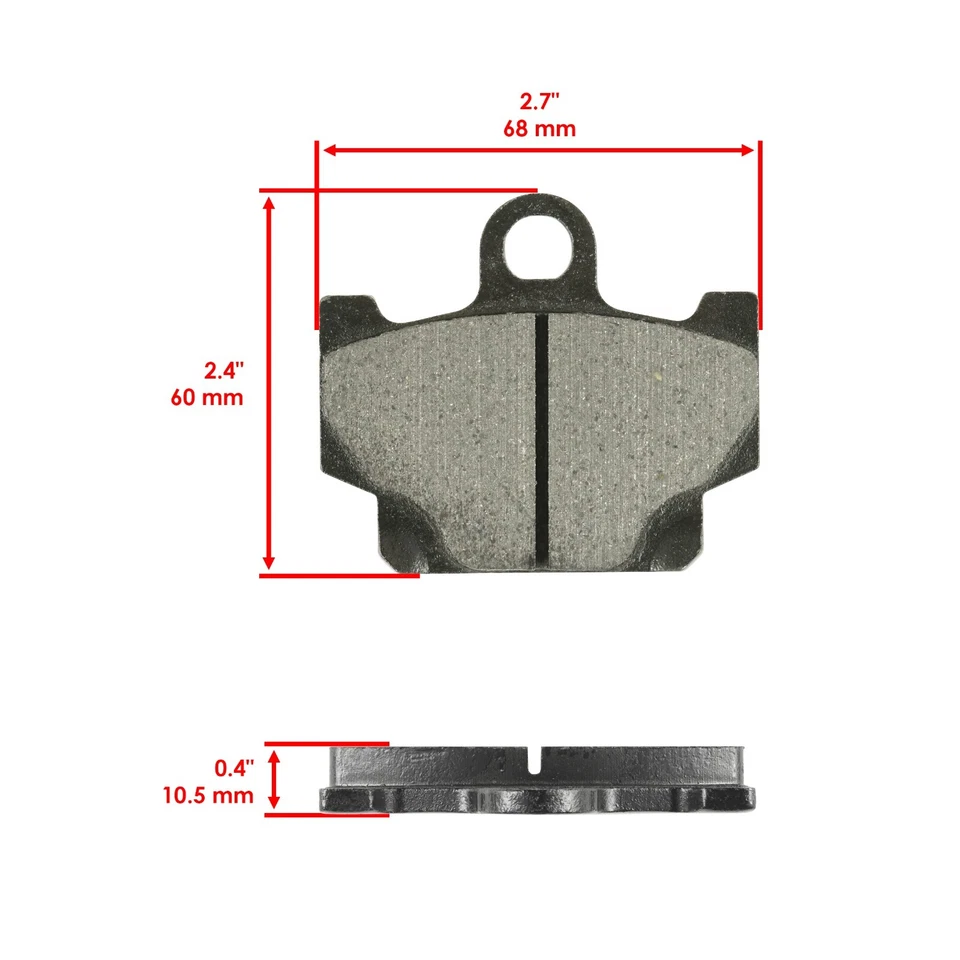 Front Brake Pads & Rear Shoes for Yamaha XJ750 XJ750D XJ750M Maxim 750 1981-83 - Image 3 of 4