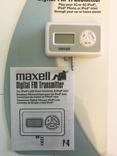 Maxell Digital FM Transmitter P-4 IPod 3g 4g Photo Mini
