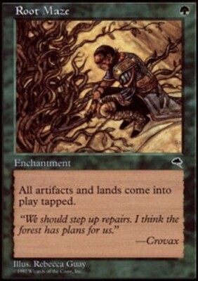 1 x Root Maze - Tempest - Light Play - MTG