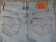 Levis 721 Jeans Womens 26 Blue Denim Skinny High Rise Medium Wash Western 26x30