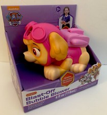Paw Patrol Toy Skye Action No Spill Blast Off Bubble Blower Nickelodeon NEW