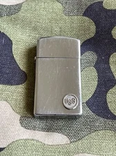 1976 Vintage Zippo Slim Lighter - USS - United States Steel - US Steel