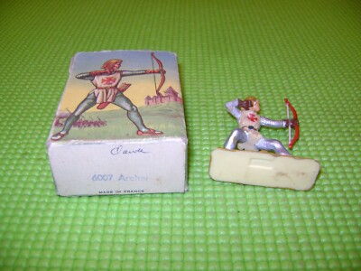 Figurine Starlux Archer – Moyen Âge – Plastique Peint – Boîte D'origine