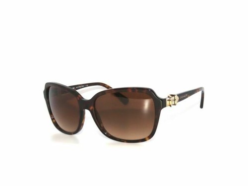 Coach Poppy Brown with sparkle Sunglasses with bright orange 