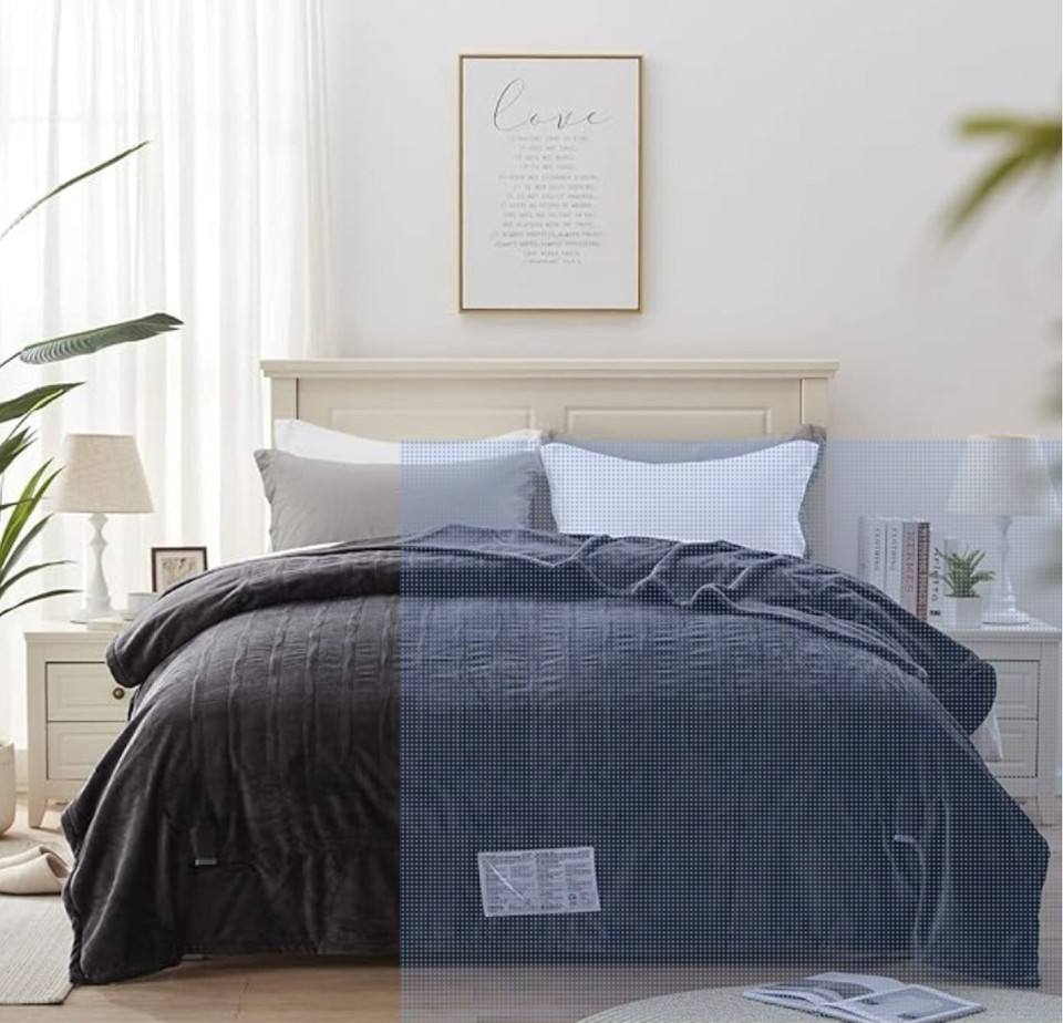 Heated Blanket Queen Size, Electric Heating Blanket with 10 Heating