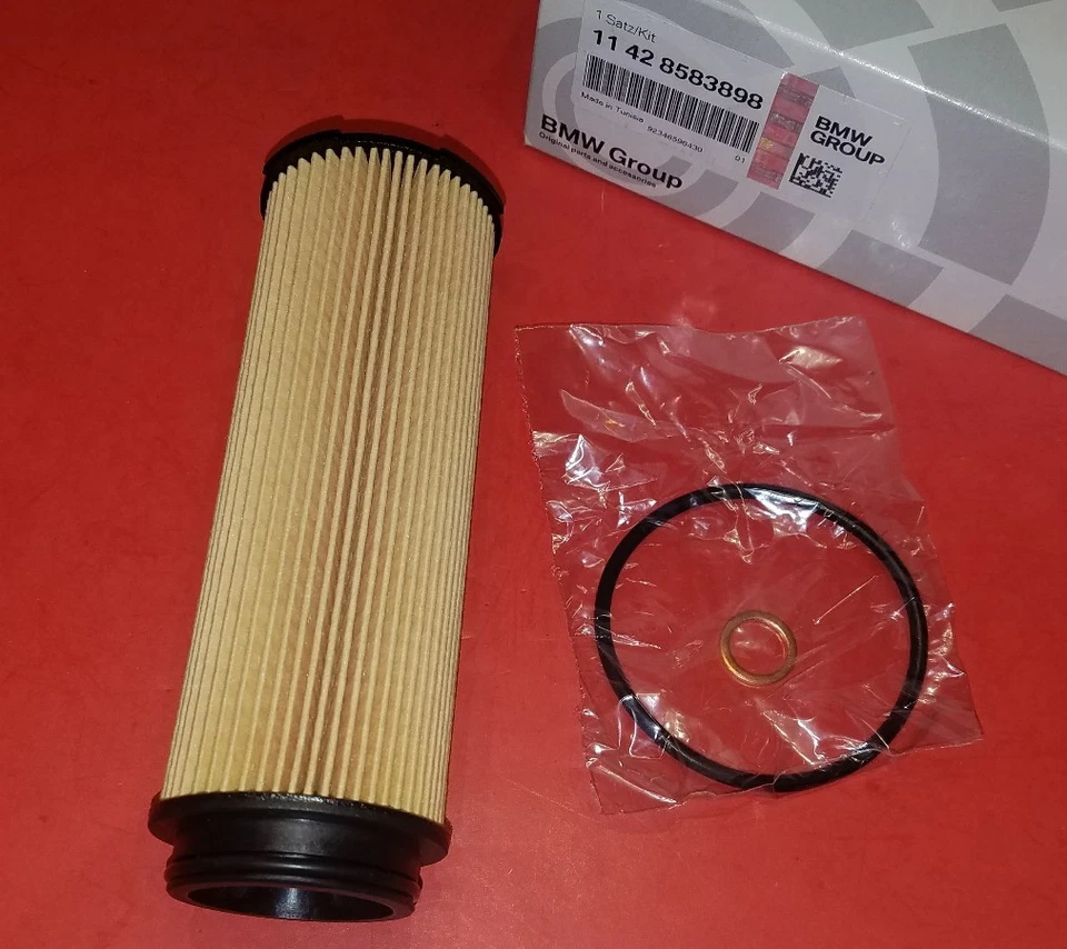 KIT DE FILTRO DE ÓLEO BMW 340i 440i 540i 740i M240i e xDrive's 11428583898 GENUÍNO - Imagem 2 de 4