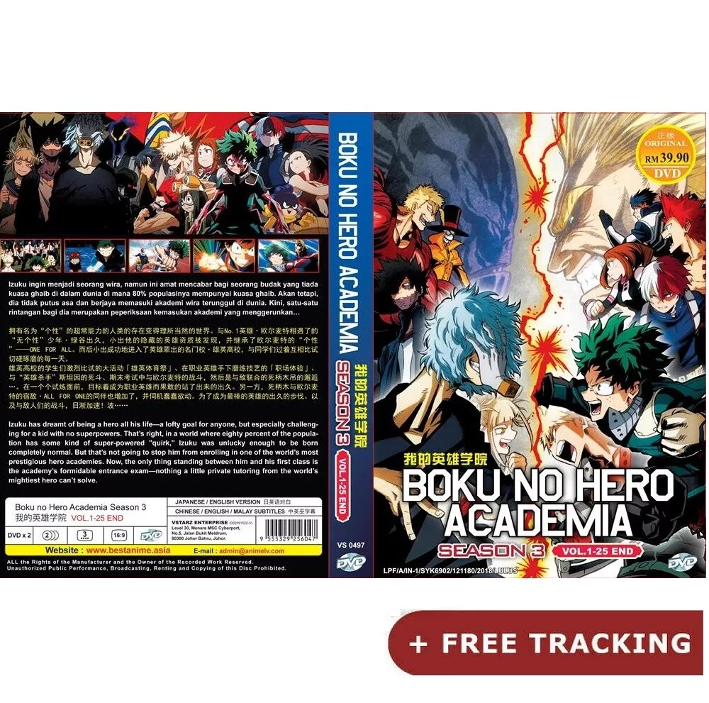 ENGLISH DUBBED Boku no Hero Academia Season 5 (VOL.1 - 25 End) DVD All  Region