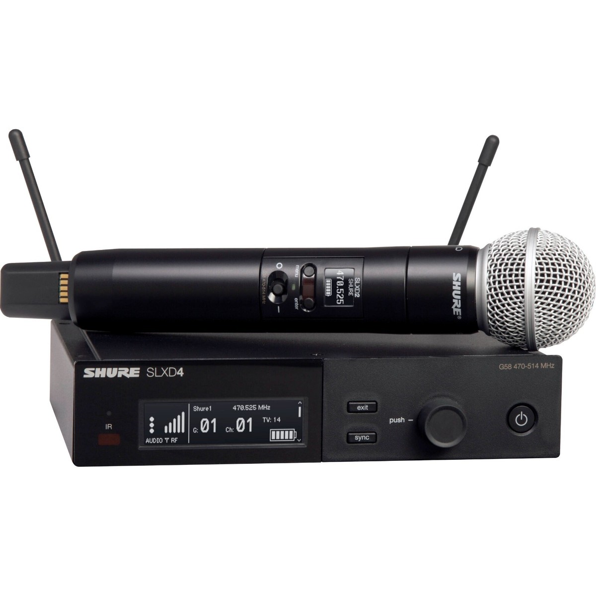 New Shure SLXD24/SM58 - G58 Digital Wireless Handheld Microphone