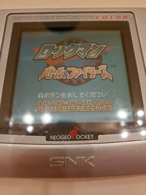 ROCKMAN BATTLE AND FIGHTERS NEO GEO POCKET COLOR NGPC SNK JAPAN