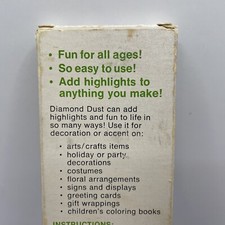 FloraCraft Twinklets Diamond Dust/Iridescent Glitter (3 Oz