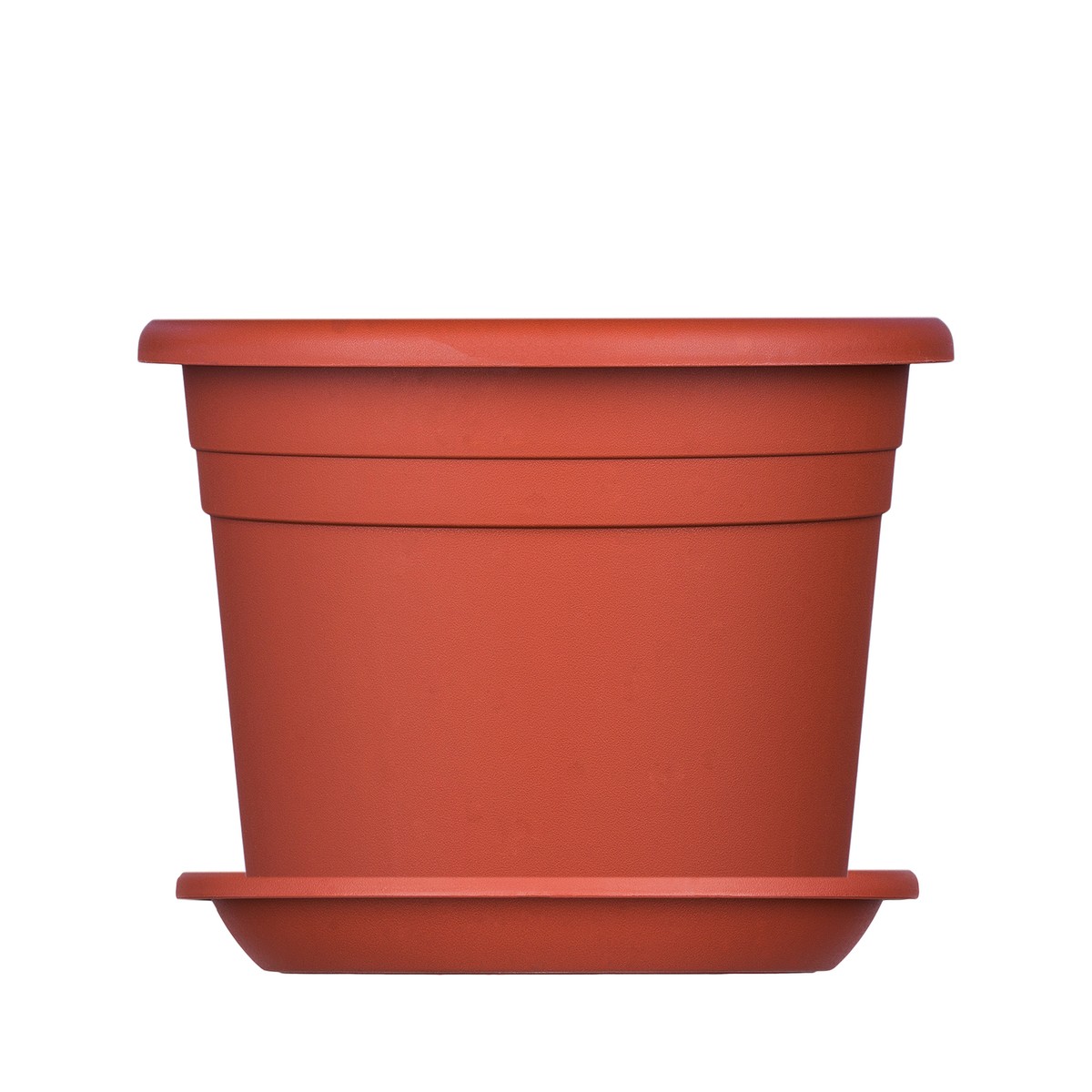 15 Stück Blumentopf-Untersetzer 30cm Rund - Mit Pflanzenetiketten Aus Kunststoff