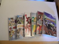Six(6) Wii Games in Cases with Instruction booklets