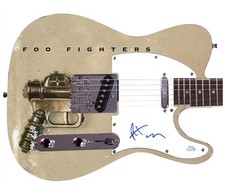 The Foo Fighters Pat Smear Signed 1/1 Custom Graphics Guitar ACOA