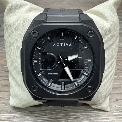Activa Invicta Digital Watch Men 44.8mm Black Water Resistant Sport