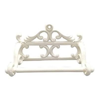 Comfy Hour Antique and Vintage Collection Cast Iron Classic Toilet Paper Holder