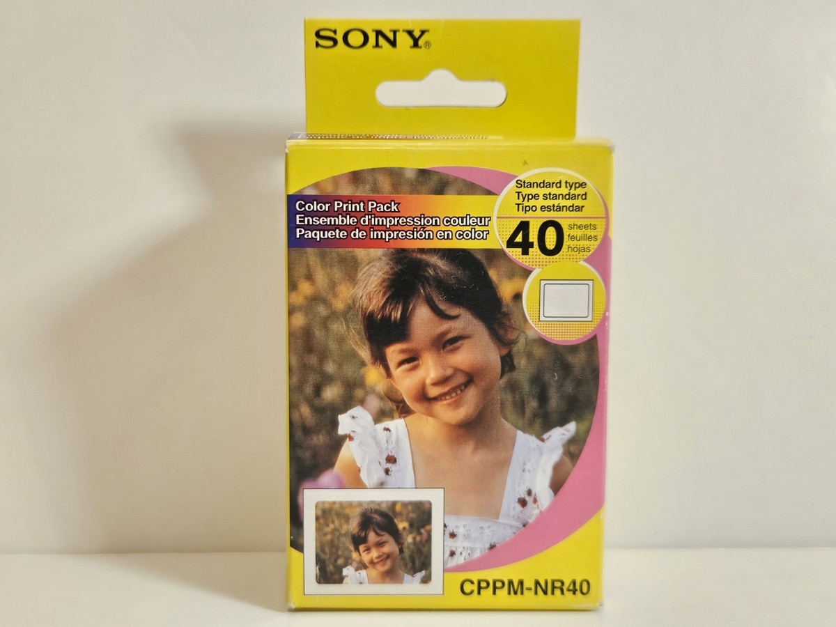 New in Box Sony CPPM-NR40 Color Print Pack | eBay