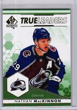 2022-23 SP Authentic #TL-18 Nathan MacKinnon True Leaders Green