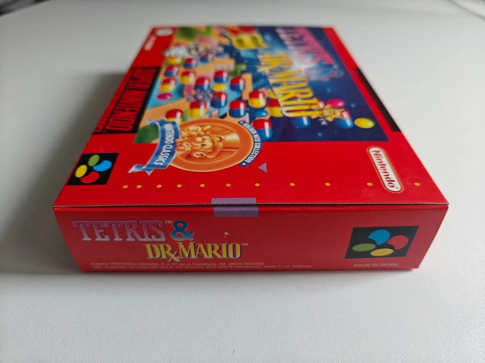 Tetris & Dr Mario SNES Complete MINT, Super Nintendo PAL EUR - Image 3 of 4