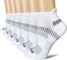 BERING Women's Athletic Running Cushioned Ankle Socks 6 Pairs 