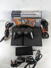 Sony PlayStation 2 PS2 Slim - SCPH-79003 - x4 Games - Tested + Working