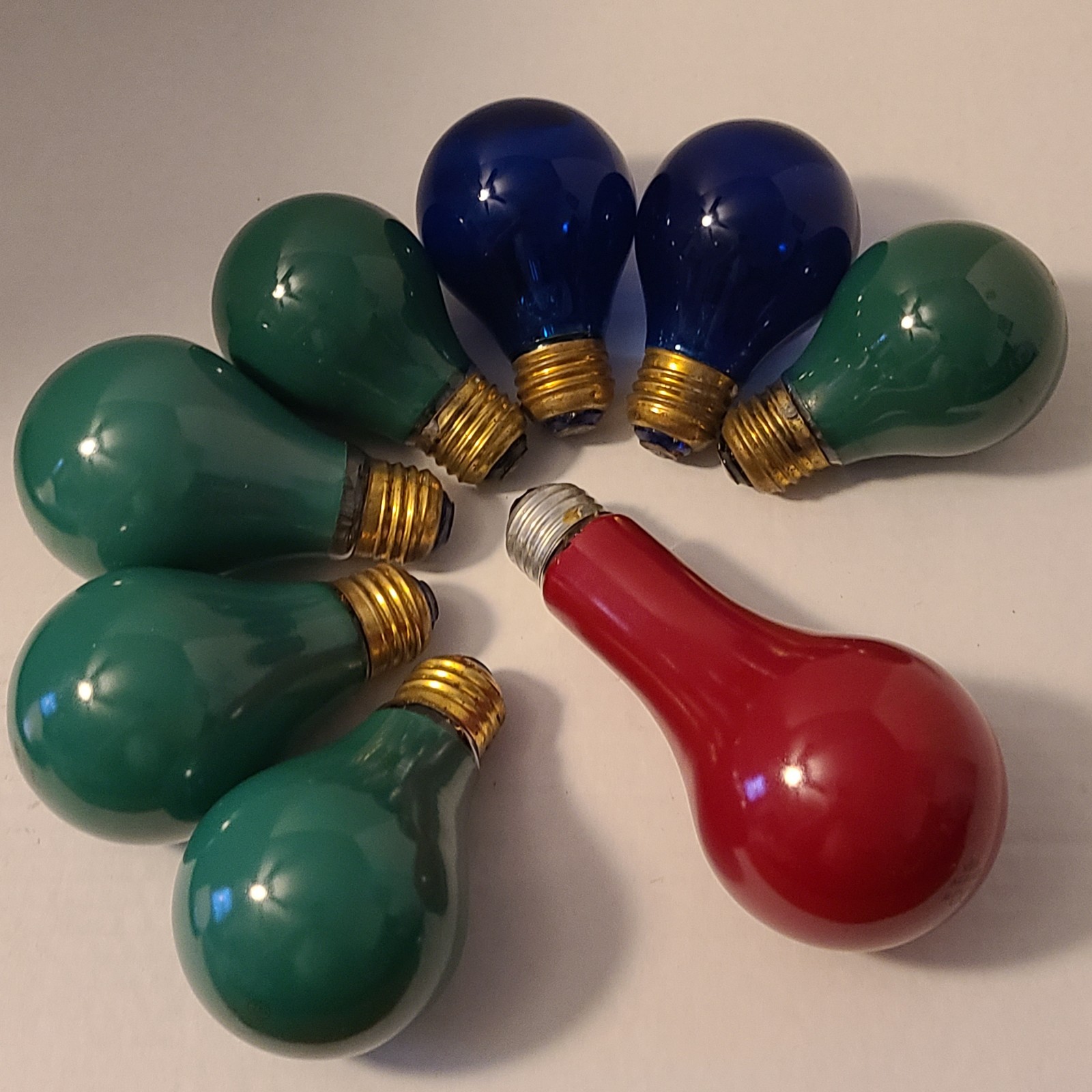 100, 40, 25 Watt Red Green Unmarked Blue