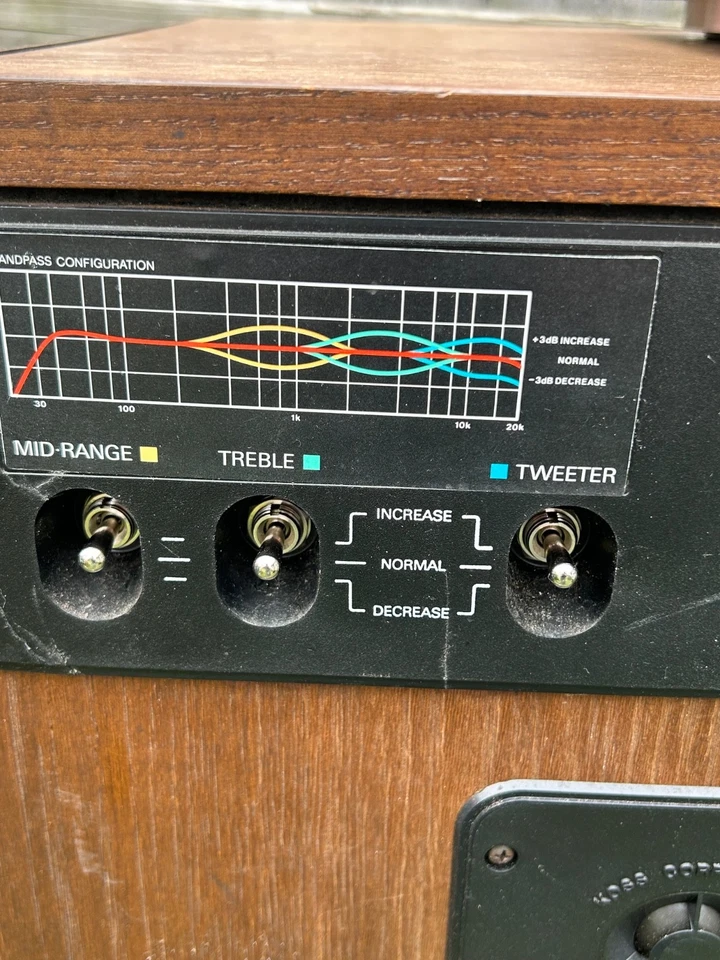 Vintage 1980’s KOSS CM/1030 Stereo Speakers - Repaired Switches, Local Pick Up - Image 4 of 4