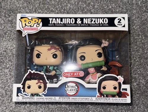 Funko Pop! Vinyl: Demon Slayer: Kimetsu No Yaiba - Tanjiro And Nezuko 2 Pack