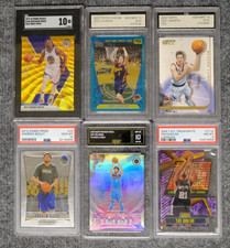 Graded Basketball Card Lot of (6) GMA SGC PSA 10 Draymond Holmgren Duncan HOF!