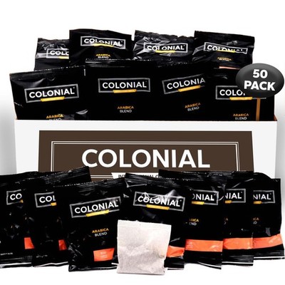 Colonial In-Room Decaf Ground Coffee Filter Packs for Hotel Rooms, Decaffeina...