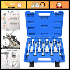 9pcs Fuel Line Socket Set For Common Rail Injection 12 Drive Tools
