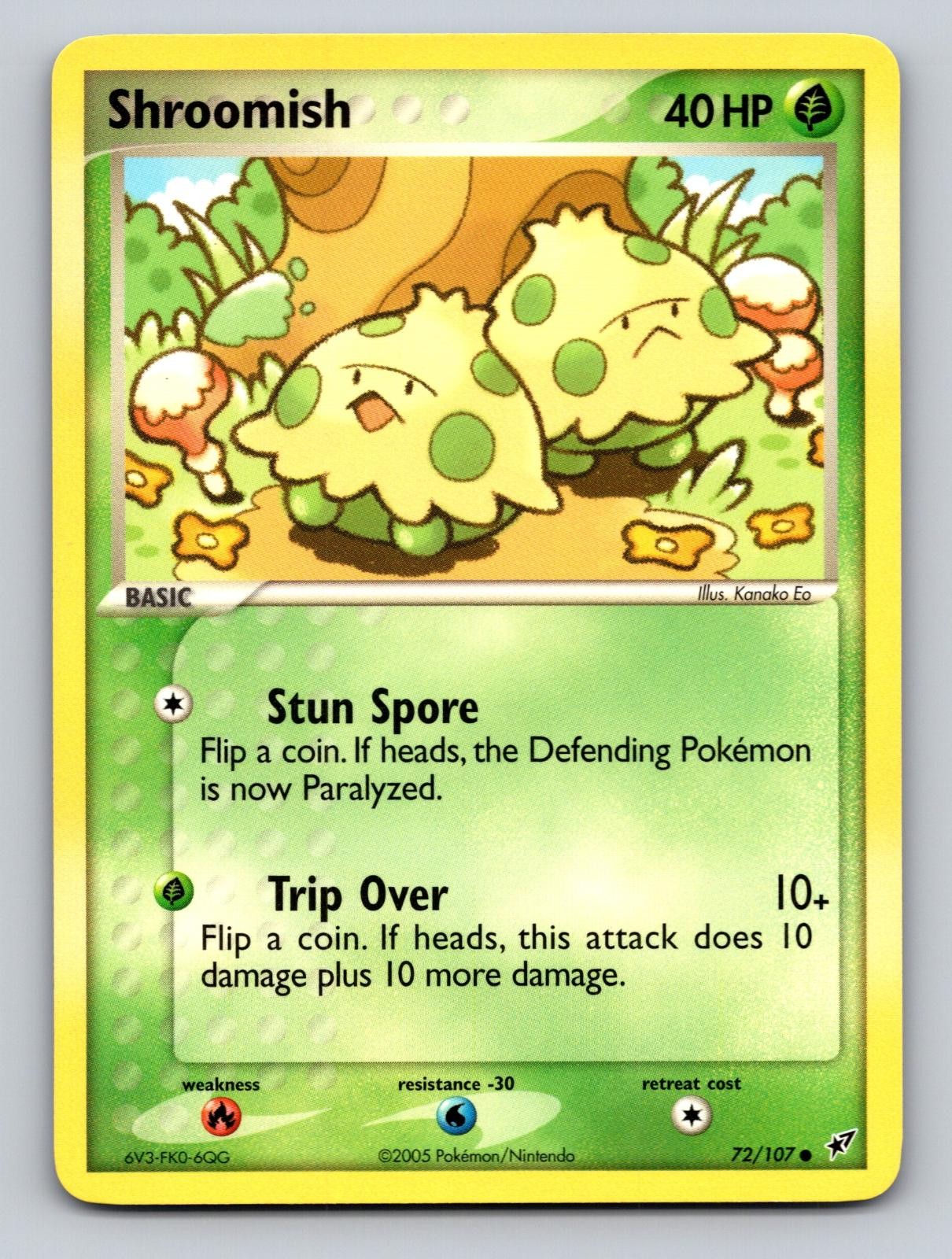 Shroomish 72/107 Common Deoxys Pokemon NM