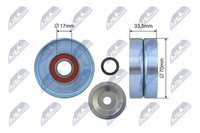 NTY Spannrolle, Keilrippenriemen RNK-NS-052 FüR Infiniti Passend FüR Nissan