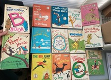 Dr Seuss Beginner Books Lot of 14, Vintage Cat in the Hat, Green Eggs Ham  More