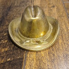 1934 Brass Campaign Hat Shenandoah National Park Skyline Drive Souvenir
