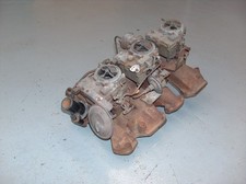 1957 1958 Oldsmobile J2 3x2 Tri Power 3 Deuce Intake Manifold 571145 Wcarbs 1957 1958 Oldsmobile J2 3x2 Tri Power 3 Deuce Intake Manifold 571145 Wcarbs