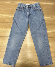 Faded Glory Jeans Girls Relaxed Fit Vintage Straight Denim Pants Highrise Size 6