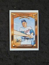 1989 Kahn's  Baseball card Cooperstown Collection  Harmon Killebrew ( VG to EX )