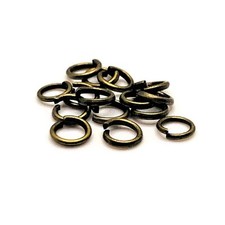 4mm, 21g, Bronze Open Jump Rings - US Seller