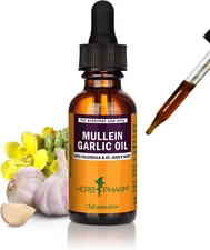 Bestselling Herbal Ear Drop Oil - Mullein/Garlic 1.0 oz. By