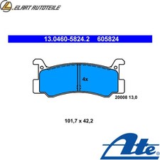BREMSBELAGSATZ SCHEIBENBREMSE 13.0460-5824.2 FÜR DAIHATSU GRANMOVECHARADEIV 1.6L