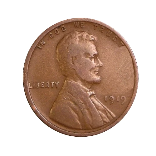 1919 Lincoln Wheat Penny Cent - G/VG Good or Better Very Nice
