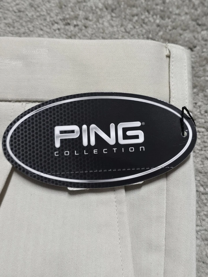 Pantalones cortos de golf Ping Performance para hombre talla 40 arena nuevos con etiquetas Foto 3 de 4