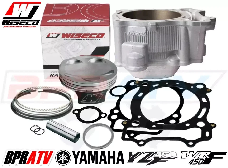 NEW Yamaha YZ450F WR450F Top End Rebuild Kit 95mm Cylinder Wiseco Wossner Piston - Image 2 of 4