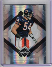 2009 Donruss Limited Brian Urlacher Threds Prime Game Worn Patch 19/49