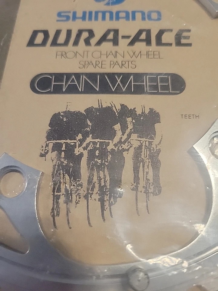 Plato Shimano Vintage Dura-Ace 49 Dientes Plateado 5 Pernos 130BCD Foto 4 de 4