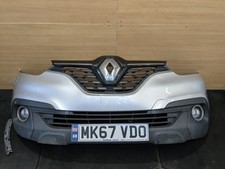 RENAULT KADJAR MK1 COMPLETE FRONT BUMPER SILVER TED69