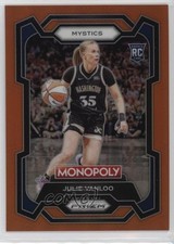 2024 Panini Prizm Monopoly WNBA Orange 64/124 Julie Vanloo #34 Rookie RC 6jx