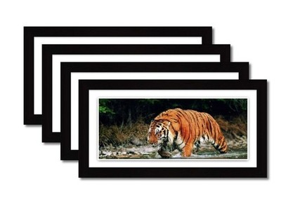 Neu Wandhalterung Foto Bilderrahmen Schwarz Weiß Eiche Wandaufsteller Halterung Rahmen
