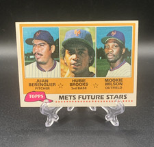 Topps 1981 Mets Future Stars Juan Berenguer Hubie Brooks Mookie Wilson #259